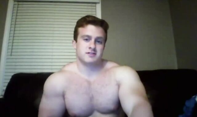 intense Hairy Man Milks Off On web cam