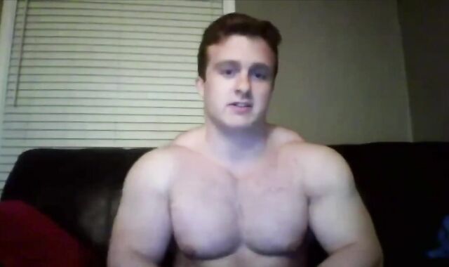 intense Hairy Man Milks Off On web cam