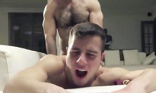 Prosperous Muscle Father And His Fckboy