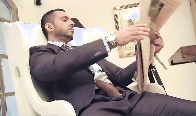 Prosperous Muscle Father And His Fckboy