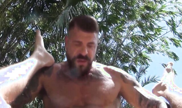 Junior gets in nature's garment porked By father.