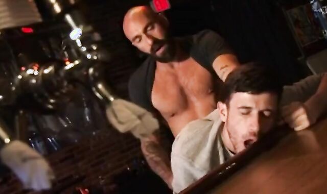 Bearded Top nailing moist faggot In The Club By -SiNN-