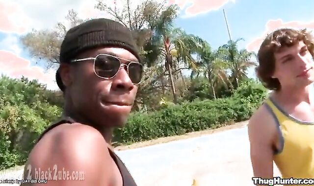 ebony Thug absorbing ultra-kinky Surfer chap