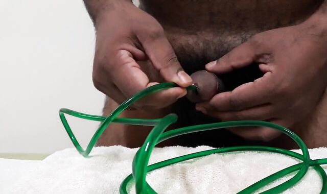 unfathomable Sounding, 210 Cm lengthy Tube Injection Into Urethra