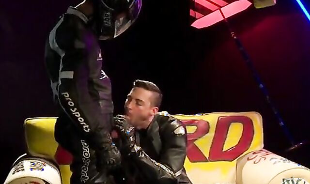 Biker teenagers banging