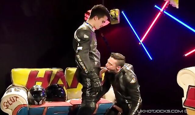 Biker teenagers banging