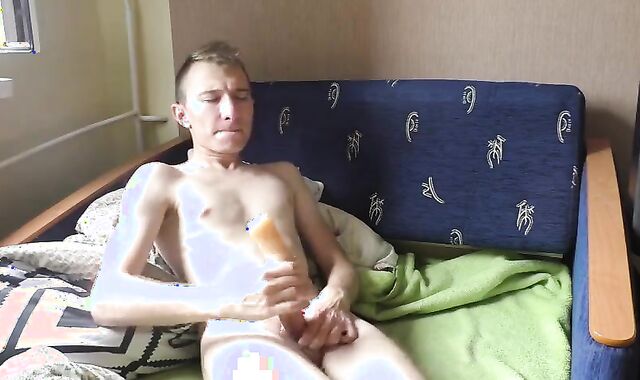 XXL man Frolicking Draining Off four