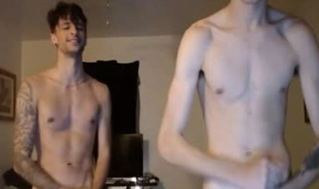 two youthfull boyz Touching Their rods