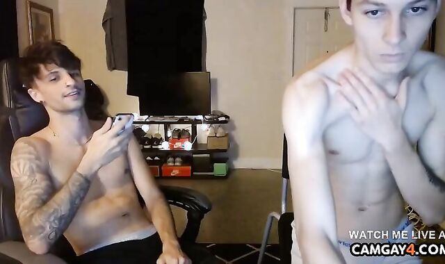 two youthfull boyz Touching Their rods