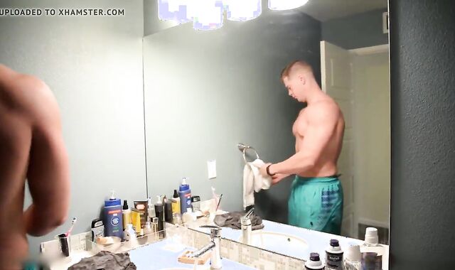 light-haired Muscle guy Miles Houston two