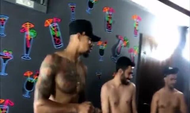 Latino youngster acquires gang-fucked