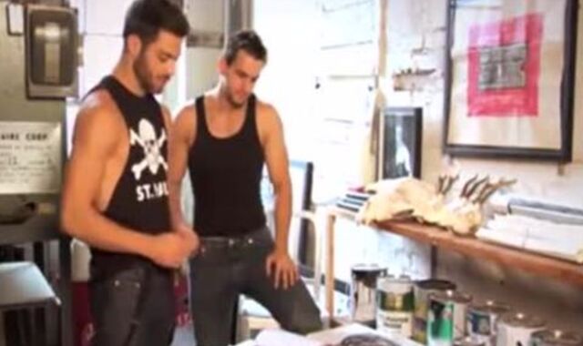 Model acquires pucker-screwed In 3-some