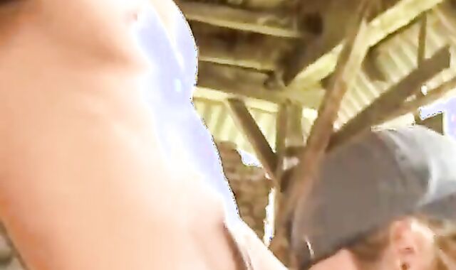 cock-squeezing youngsters gang orgy