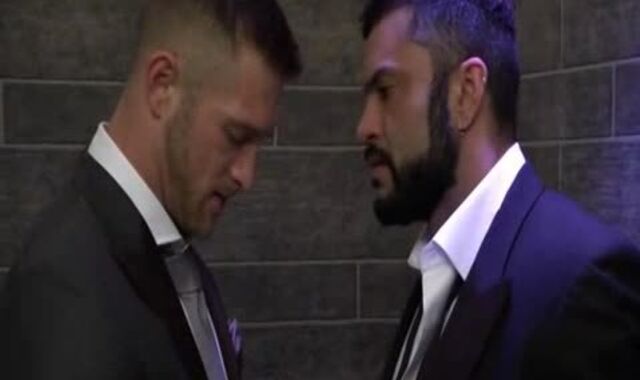 In The shower - Rogan Richards bonks Paul Wagner