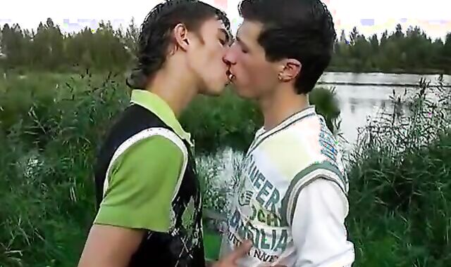 Russian eighteen age teens At The Lake