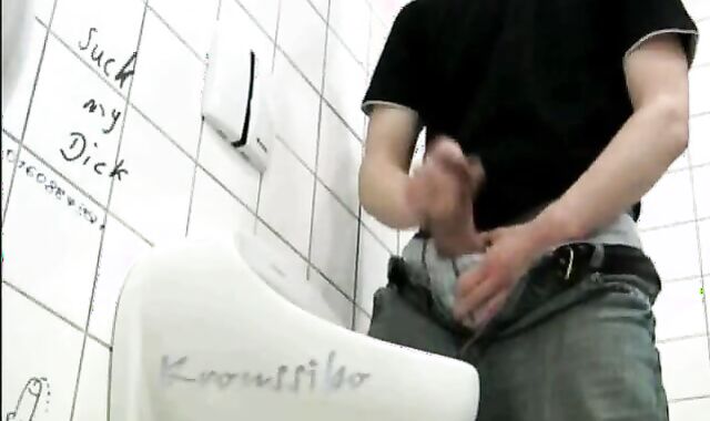 that youngster DEEP-THROATS HIS OWN wang IN THE TOILET!!