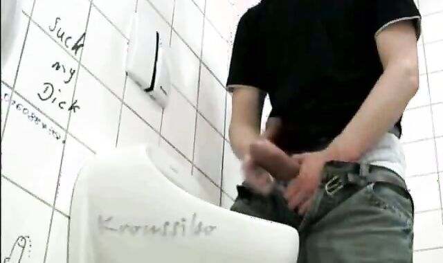 that youngster DEEP-THROATS HIS OWN wang IN THE TOILET!!