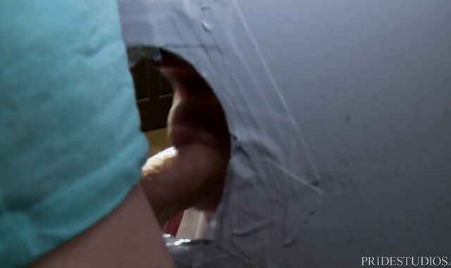 ExtraBigDicks Aspen's ramrod In Gloryhole