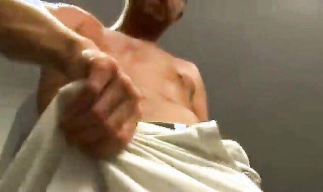 Heterosexual Australian Guzzles A Beer And Masturbates His Uncircumcised shlong