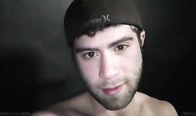 Scruffy twink Blows A Load For web camera