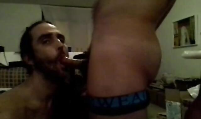 Ambidextrous Gringo devouring whilst Wifey Isnt Home