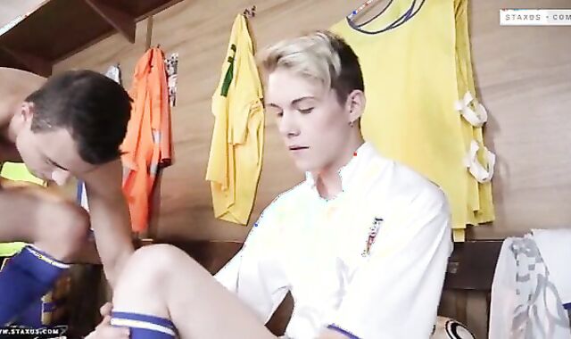 Footballers bare gang-intercourse