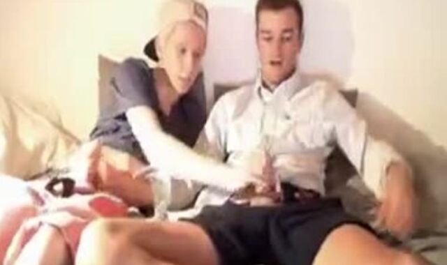 yam-sized Cocked towheaded legitimate age nubile With ally Helping Palms