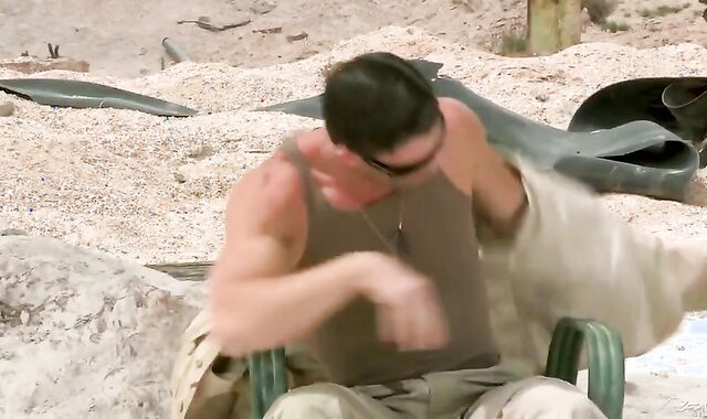 Best faggot Gig With Outdoor, Military Sequences