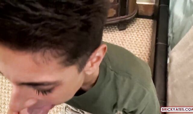 astonishing Shorthair chick fellate And wedge In Front Her Bf