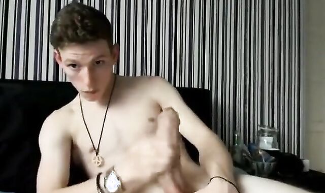 My ginormous beefstick ally On Skype - Monster dinky lad