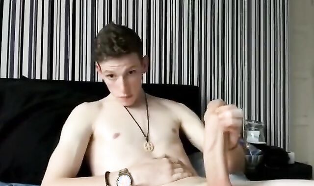 My ginormous beefstick ally On Skype - Monster dinky lad