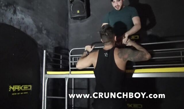 The Spectacular Parent Porn Industry Star MARTIN MAZZA Porked Condom-Free in Nude Pub MAdrid