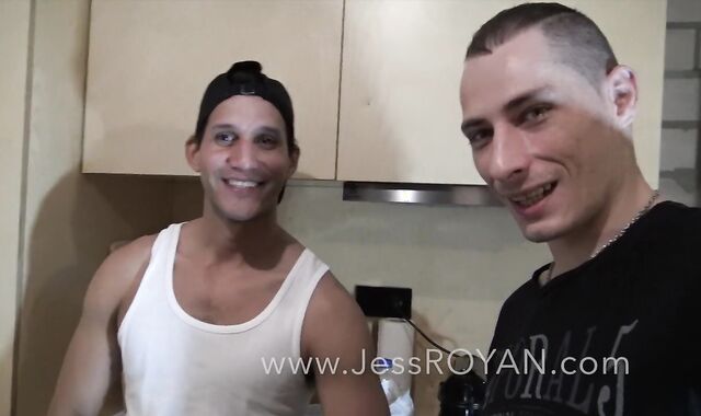 Jess ROYAN Boned Barebakc by the Heterosexual LATINO Alex CRAWFORD