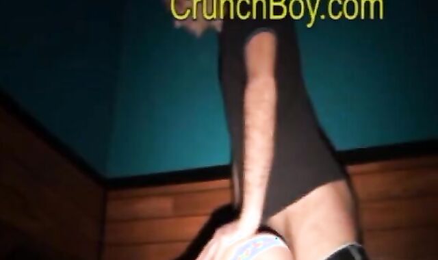 Vid Queer Crunchboy Ou un Stiff Tormentor with Monster Trunk