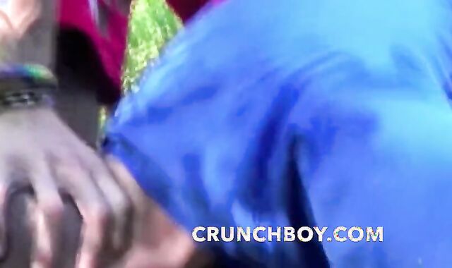 Sneaker Skets Fuckfest in Public Exib Woods