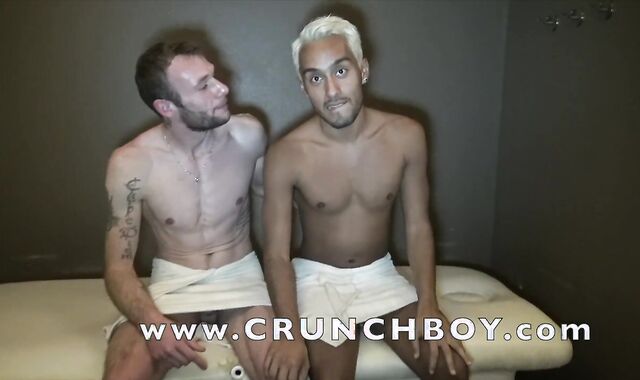 Latino Twunk Humped by the Porn Industry Star Guillaume Waune for Crunchboy Shoot