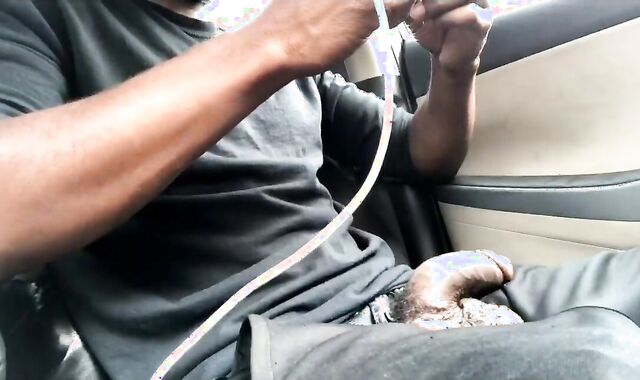 dark-hued guy Truck jerk