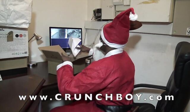 French Tramp Plowed Without A Condom by two Santa Claus for Christmas