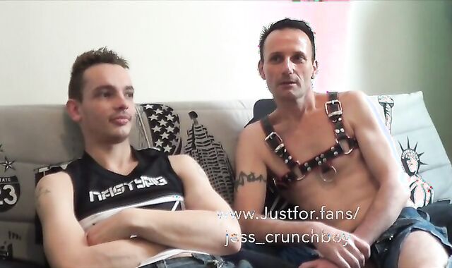 Dad Torn Up Sans A Condom b Lad with Meaty Trunk