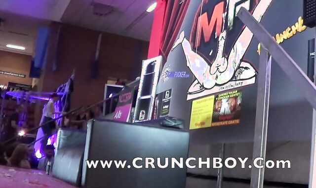 French Bottom Humped Sans A Condom Dy Dad during the Barcelone Erotico Flash