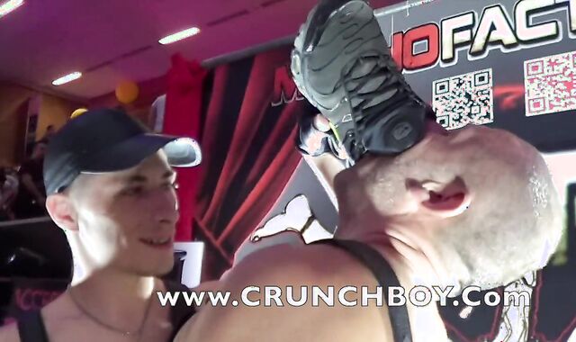 French Bottom Humped Sans A Condom Dy Dad during the Barcelone Erotico Flash