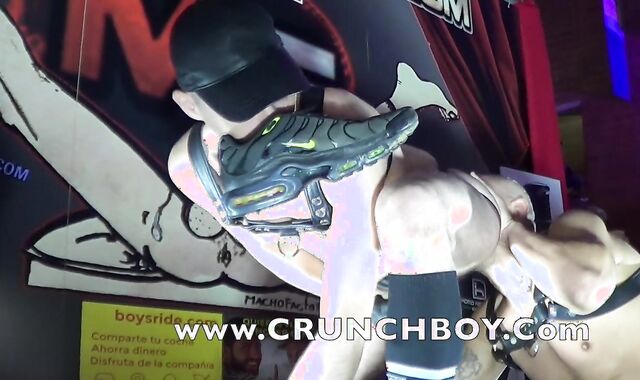 French Bottom Humped Sans A Condom Dy Dad during the Barcelone Erotico Flash