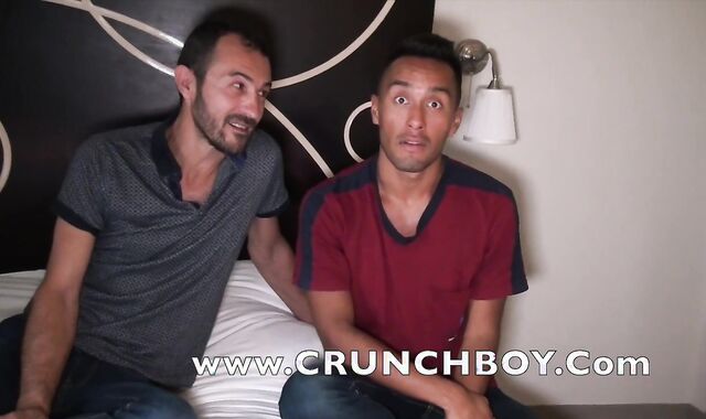 Gorgeous Lad Latino Pummeled by Dad for Crunchboy