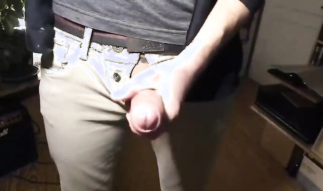 Web Web Camera Large, Long, Good-Sized, Wiry, Uncircumcised ten-Pounder Wanking