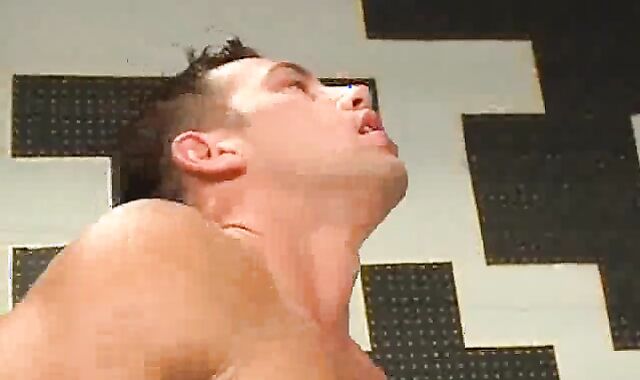 muscled teenager On Desk