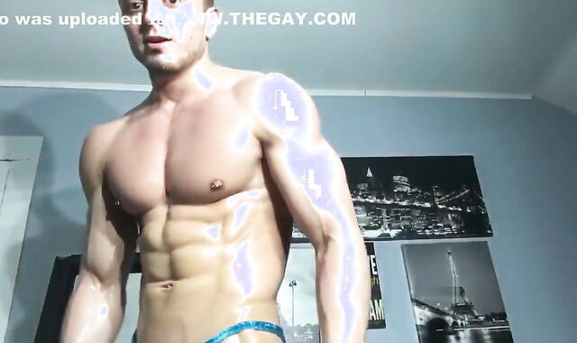 Wettened Muscle & Sweat cascading From Trousers