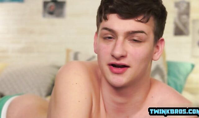 dark haired teenage unprotected With man milk In pucker