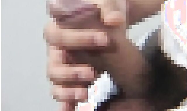 Oriental thick man meat Jackoff