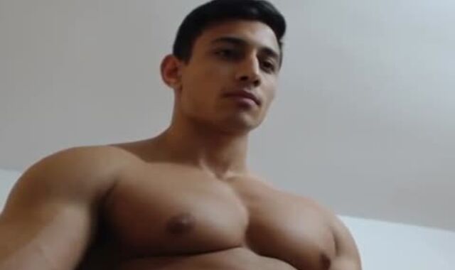 Milked Up Muscle Shoots A Load