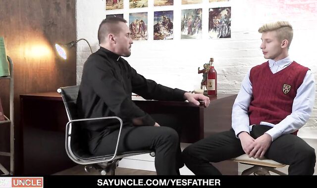 youngster Barebacked By humungous dick Priest